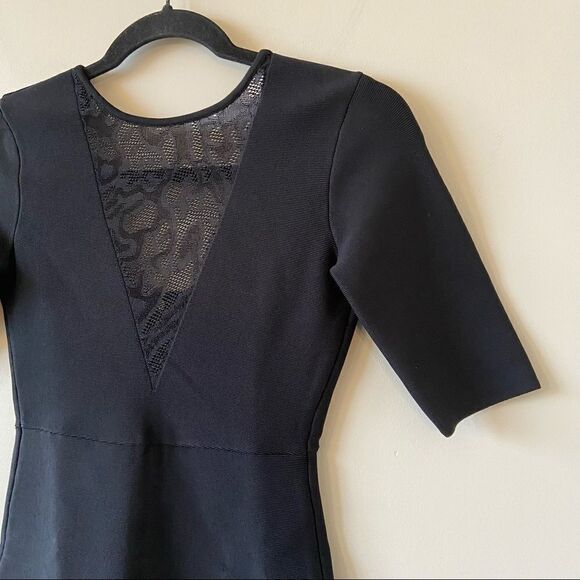 Bcbgmaxazria-jaydan black Bodycon Mini Dress - Picture 5 of 12